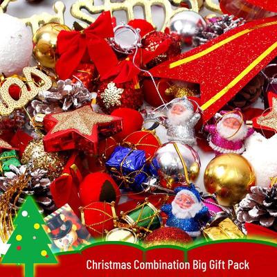 Weihnachtsbaumschmuck-Set: Dekorationen & Zubehör Vorteilspack