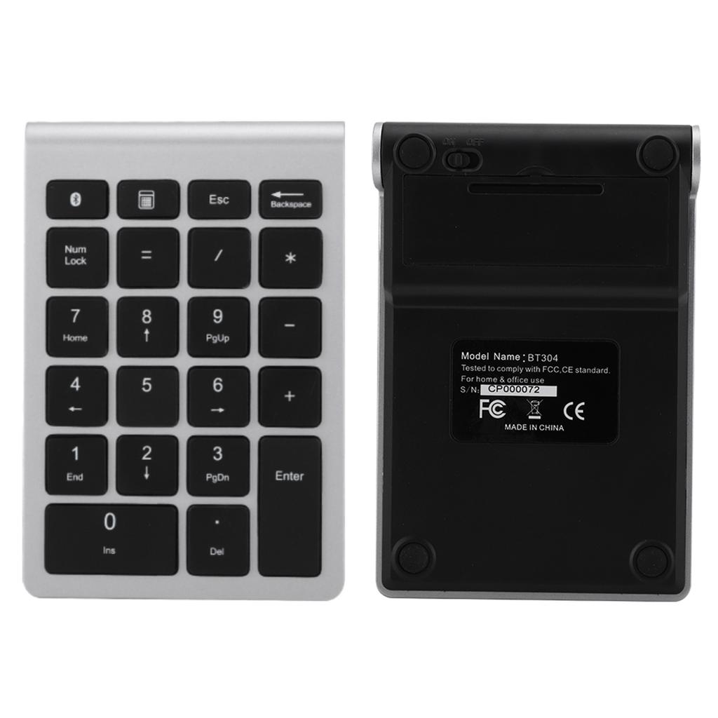  304 22 Keys Numeric Keypad Wireless   Keyboard Compatible with   5.0