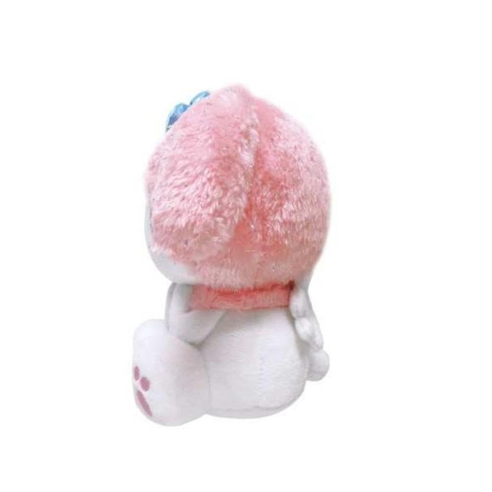 K Company My Melody Kuromi Plush Toy My Melody Pink X X (Angel Series) MK-NG-MMP H16.4 W19.8 D11.2cm