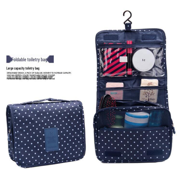 Korean Style Waterproof Hanging Toiletry Bag for Men and Women