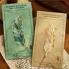 Gilded Vein Feather Metal Bookmark Metal Leaf Feather Retro Bookmark  Birthday Gift