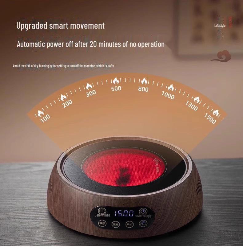 Kangmi 1500W Smart Electric Ceramic Tea Brewing Stove mit Geschenkpaket