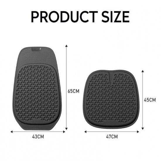 TPE Cold Gel Seat Cushion Summer Car Seat Cover Sedentary Not Tired Breathable Office Chair Pad Universal Summer Cool Mat
