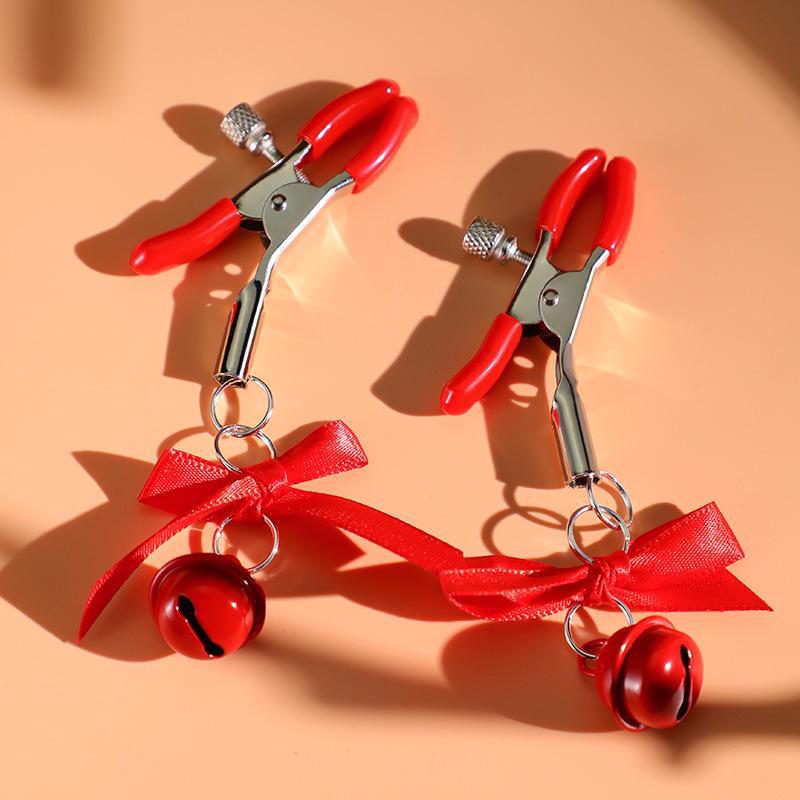 Miji Bell Nipple Clamps - Adult Toys for Couples (192 pcs/box)