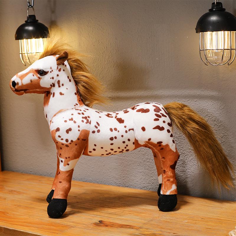 Cute Pony Plush Doll - Simulation Blood-Sweat Horse Birthday Gift for Girls