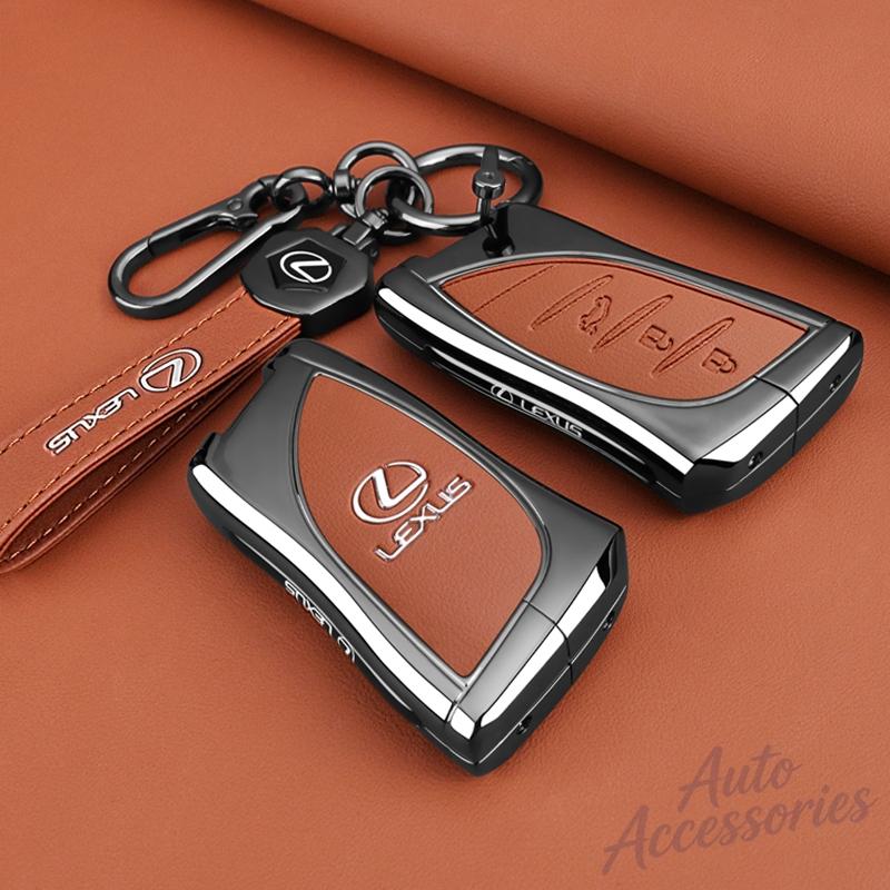 Leather Car Key Case Cover Shell For Lexus NX ES UX US RC LX GX IS GS RX 200 250h 350 LS 450h 460h 260h UX200 ES350 Accessories