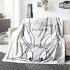 Bugs Bunny Peeking With Space Cozy Personalized Blanket Personalized Name Comfortable Texture Perfect For Sofa Couch Office Bed Picnics Allseason Use