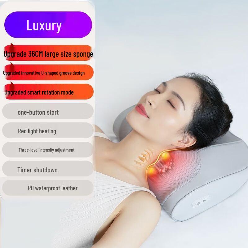 

Kangzuo Luxury Smart Neck and Back Massage Pillow