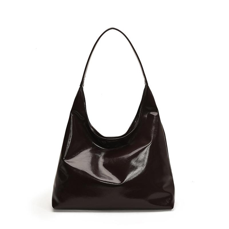 Sleek And Spacious Womens Shoulder Bag Trendy Bucket Shape Ideal For Daily Wear