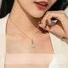 Ping An Buckle Necklace Female Compact Waist Ruyi Pendant Chinese Style Guochao Clavicle Chain For Girlfriend Premium