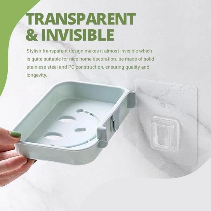 Double sided adhesive wall hooks Wall Hanger Strong Transparent Suction Cup Sucker Hook Wall Storage Holder Kitchen Bathroom