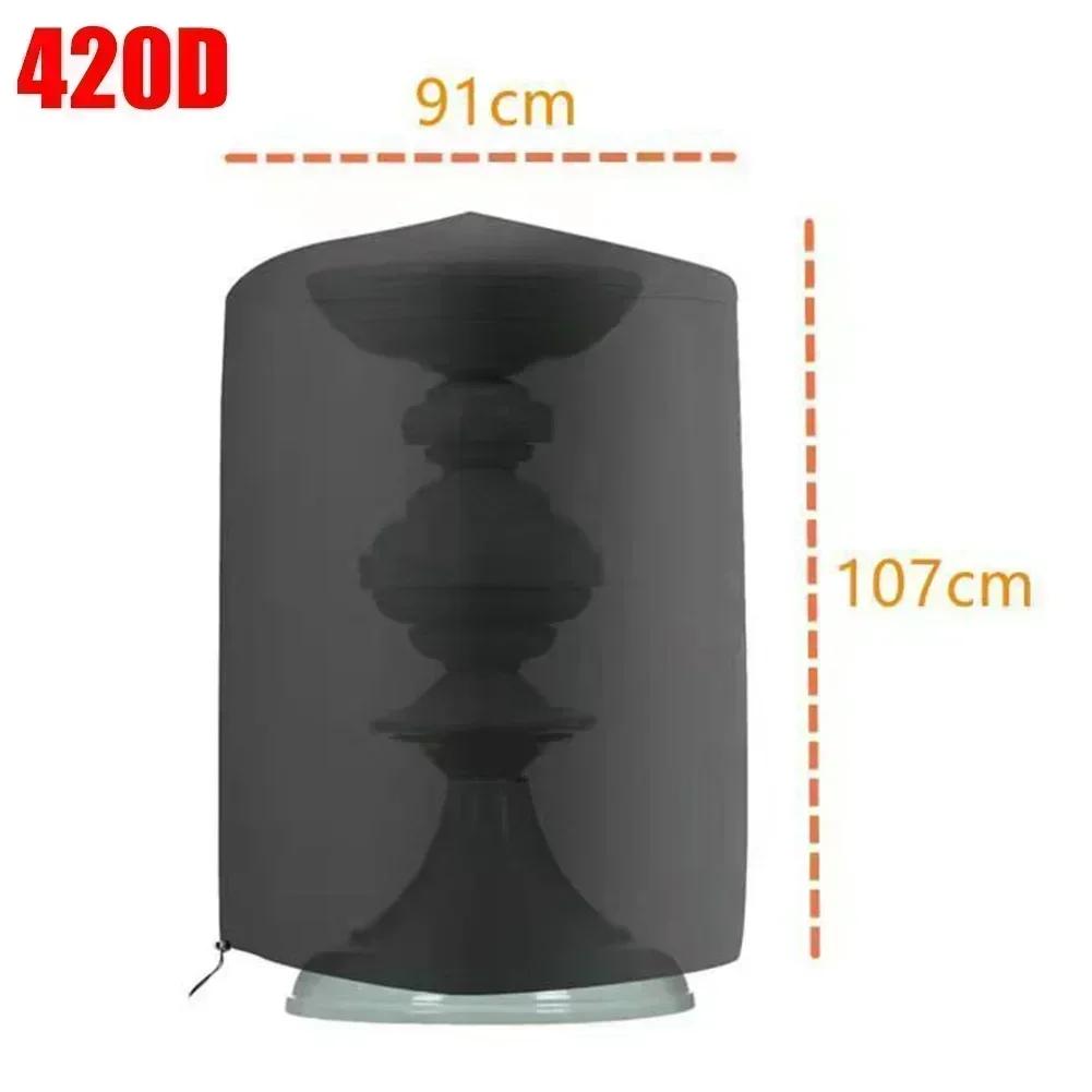 Para Decorações de Jardim Capa Resistente às Intempéries Capa para Bebedouro de Pássaros Proteção de Jardim Tecido Oxford 210D 420D Protege Contra Poeira