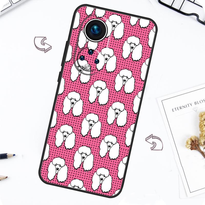 Poodles Cartoon Girly Cute Case For Honor Magic 7 5 6 Pro Honor 200 Pro X9b X9a X8b X8a X8 X9 X9c 50 70 90 Lite Cover
