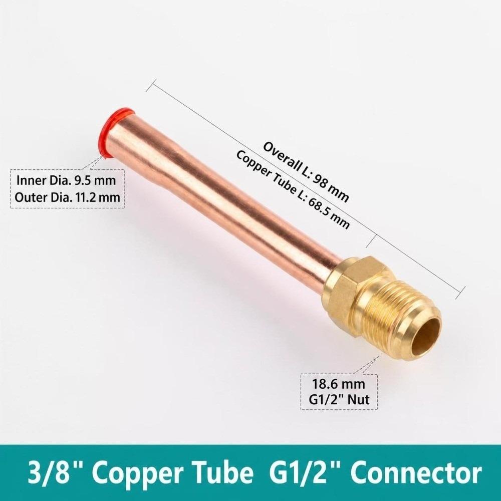 Forged Brass Air Conditioning Copper Pipe Threaded Connector End Feed Coupler Threaded Connector Fitting Flare Pipe