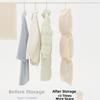 Space Saving Hanging Garment Bag Dust-Proof Down Coat Storage Bag  Seasonal Storage