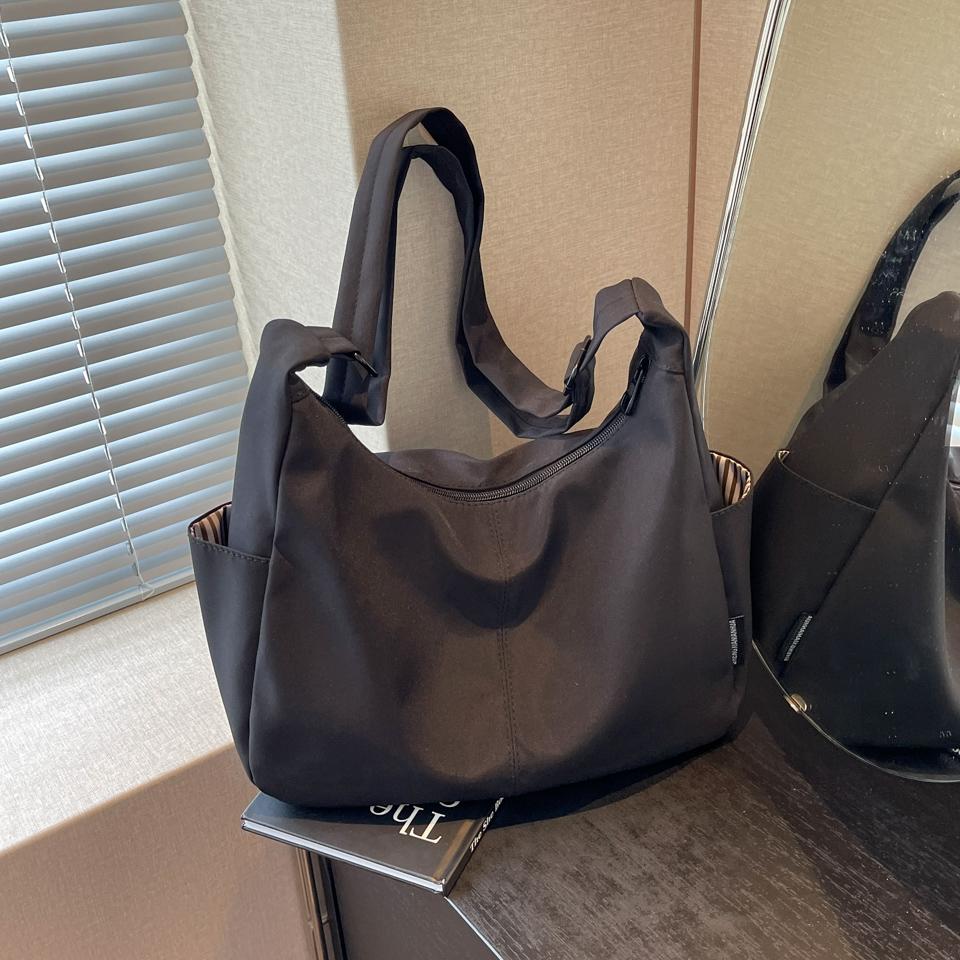 Однотонная парусиновая сумка через плечо большой вместимости, летняя новинка, для различных нужд женщин, модная и повседневная