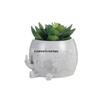 Middle Finger Succulent Planter - Cross Resin Handicrafts for TV Cabinets, Bedrooms, Courtyards