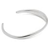 CHARLES&KEITH Water Drop Series Plain Ring Open Bracelet Simple, Fashionable and Versatile Brass Bracelet Women's 67805127 CK5-12120493-Silver R
