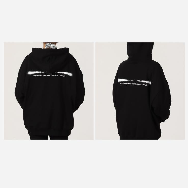 Bluza z kapturem zapinana na zamek z pre-orderu KAI Solo Concert Tour KAION Encore w Seulu