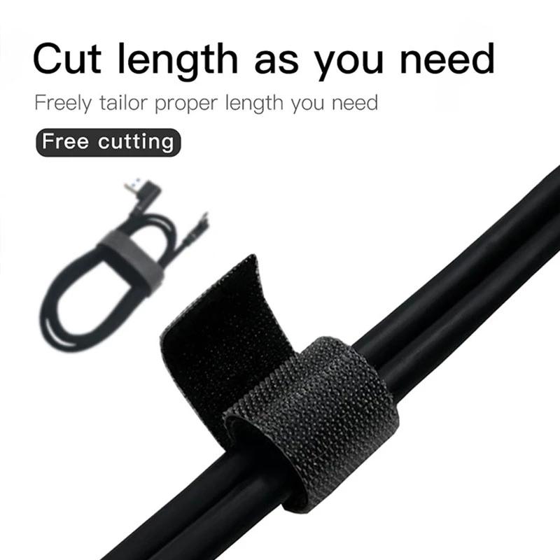 USB Cable Organizer Winder Ties for Mouse Earphone PC Cord Management
