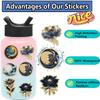 50pcs Retro Astronomy Universe Planets Stickers for Suitcase Phone Notebook Galaxy Moon Astrology Aesthetic Decals Sticker