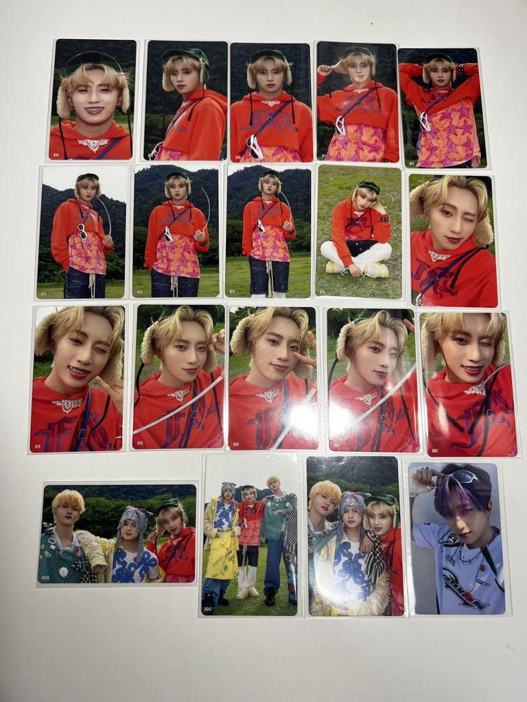 [USED] INI flip the circle Heo Pung-beom trading card complete set