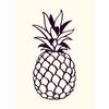 Wrought Iron Pineapple Wall Art Decor, 3D Metal Sculpture for Home Hanging, 1 Piece