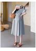 Elegant 2026 Loose-Fit Maternity Nursing Dress Skirt
