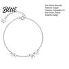 Trendy Women Bracelet Butterfly Adjustable Slim Link Chain Girls Alloy