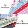 KESYOO Patchwork Fabric Scrap Floral Pure 50 Cotton Cutting Scandinavian Craft Supplies Set, Pattern, 15x15cm, Cotton, Pieces, Fabric, Cloth, Style,