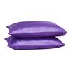 Pillowcase Satin Silk Color Bedding Envelope Closure Pillowcases