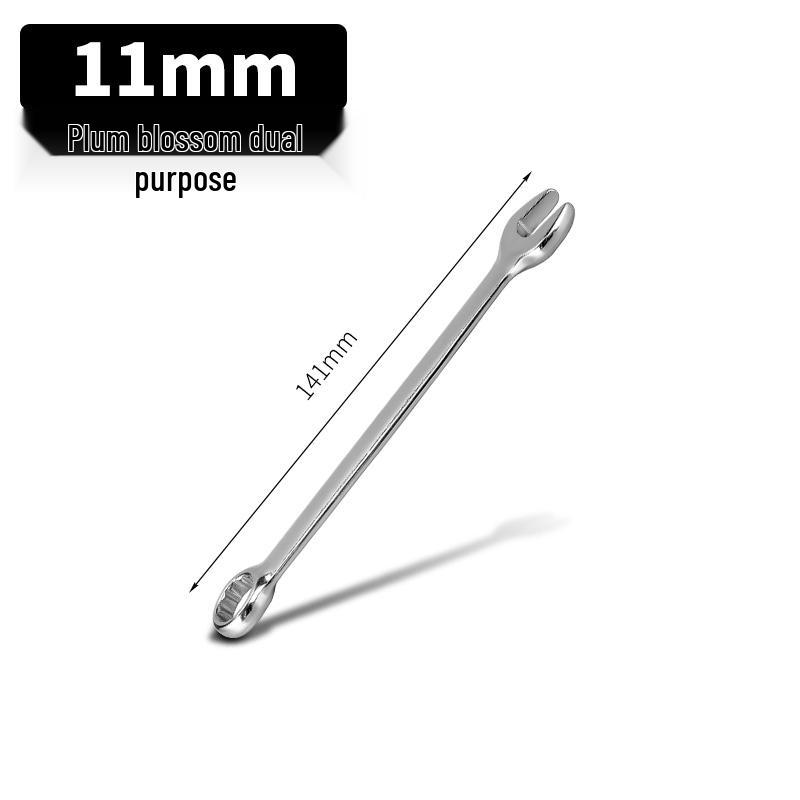 Metric Dual-Use Wrench: Box-End & Open-End Wrench for Auto Repair