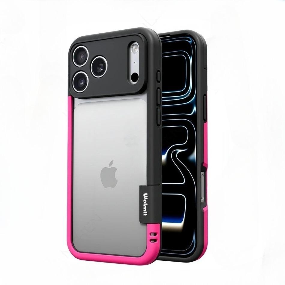 Fashion Heat Dissipation Silicone Frame Case For IPhone 17 Pro Max Air 16 Pro 15 14 Bare-metal Shockproof Camera Protector Cover