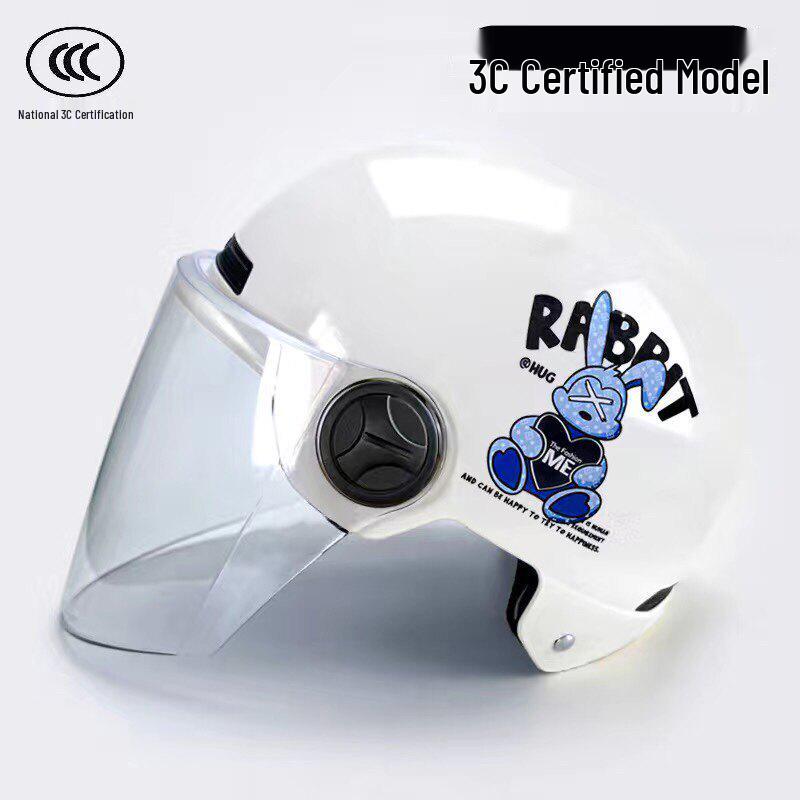 3C Certified All-Season Unisex Electric Scooter & Motorcycle Helmet with Sun Protection