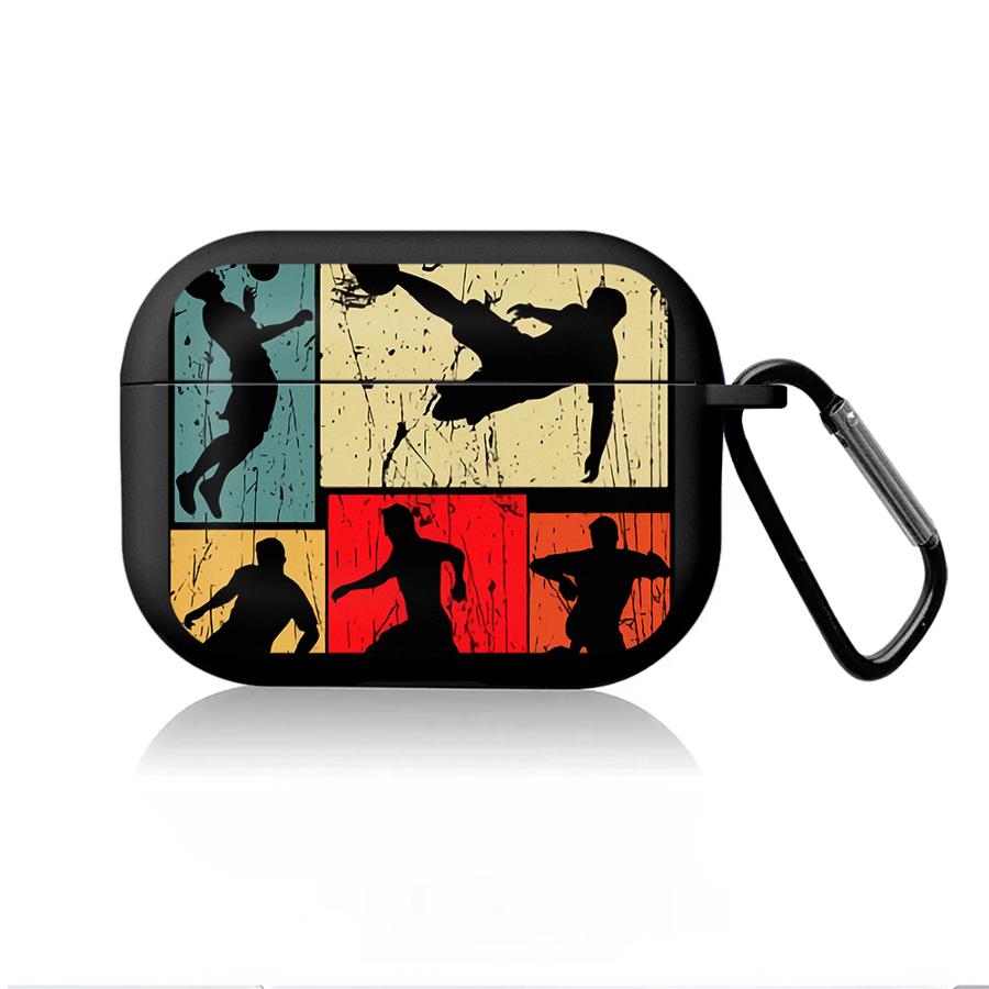 Football Silhouette Earphone Cases Cover Case For Airpods 1 3 Pro Pro3 2 Pro2 4