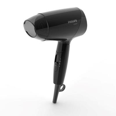 Philips salokāms pārnēsājams matu žāvētājs (BHC010) Melns 1200W