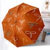 1pc Bow Pattern Automatic Open/Close Umbrella - Compact Travel Umbrella, Gift for Birthday, Holiday Yy260106055