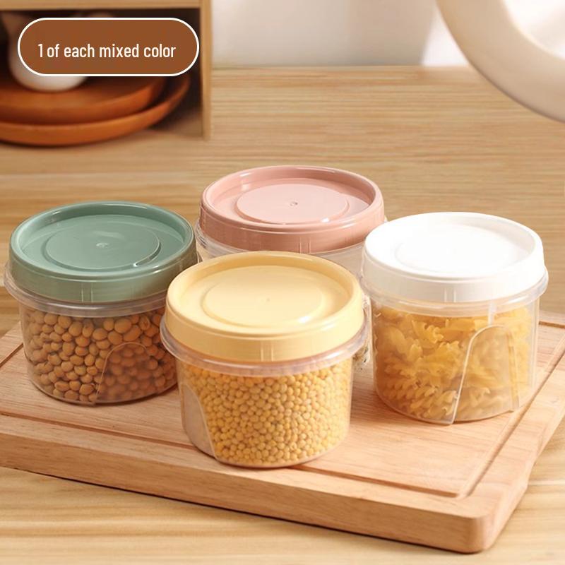 Microwave-Safe Airtight Bento Box: Small Round High-Temperature Resistant Fruit Storage Container with Lid for Refrigerators.