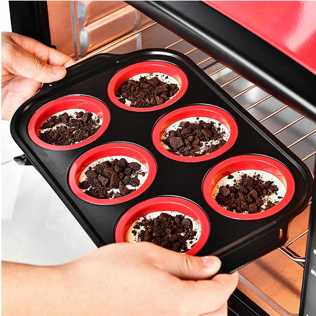 Silicone Bakeware Sets For Oven Flexible Stackable Mold With Mitts Scraper And Brush Silicone Baking Pans Set Dishwasher Safe