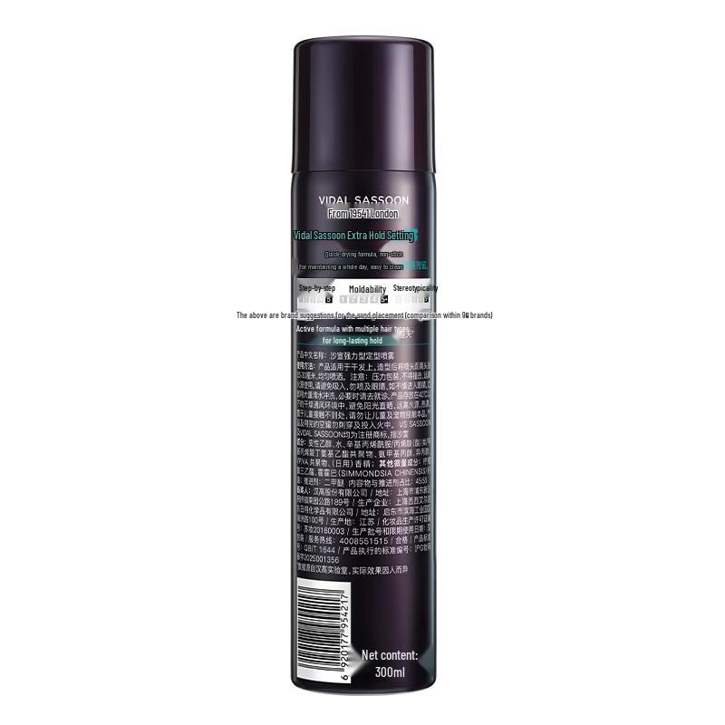 Vidal Sassoon Strong Hold Hairspray Twin Pack