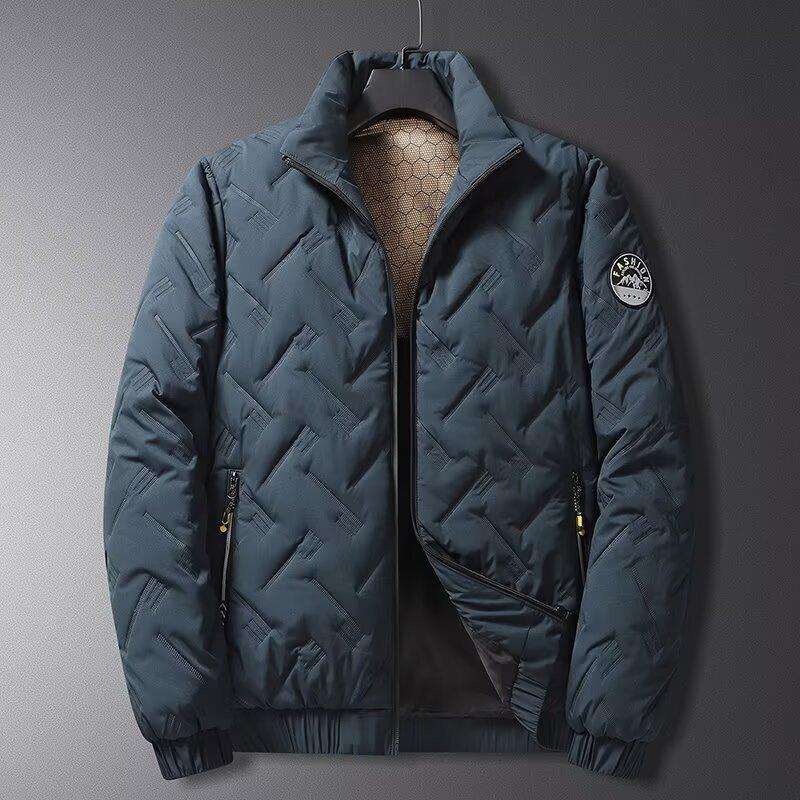 

Куртка из хлопка с зимней курткой из хлопка, мужская внутренняя куртка из графена, куртка из хлопка больших размеров, топ XXXL темно-синий