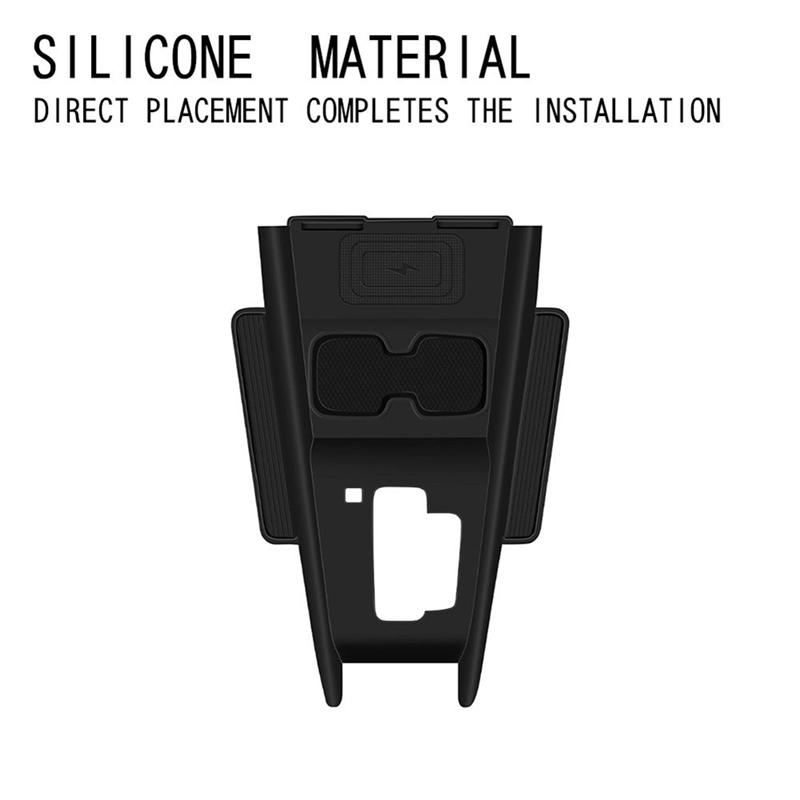 Ac29-Car Silicone Cup Holder With Side Storage Box Gear Shift Panel For 2024 For Fronx RHD