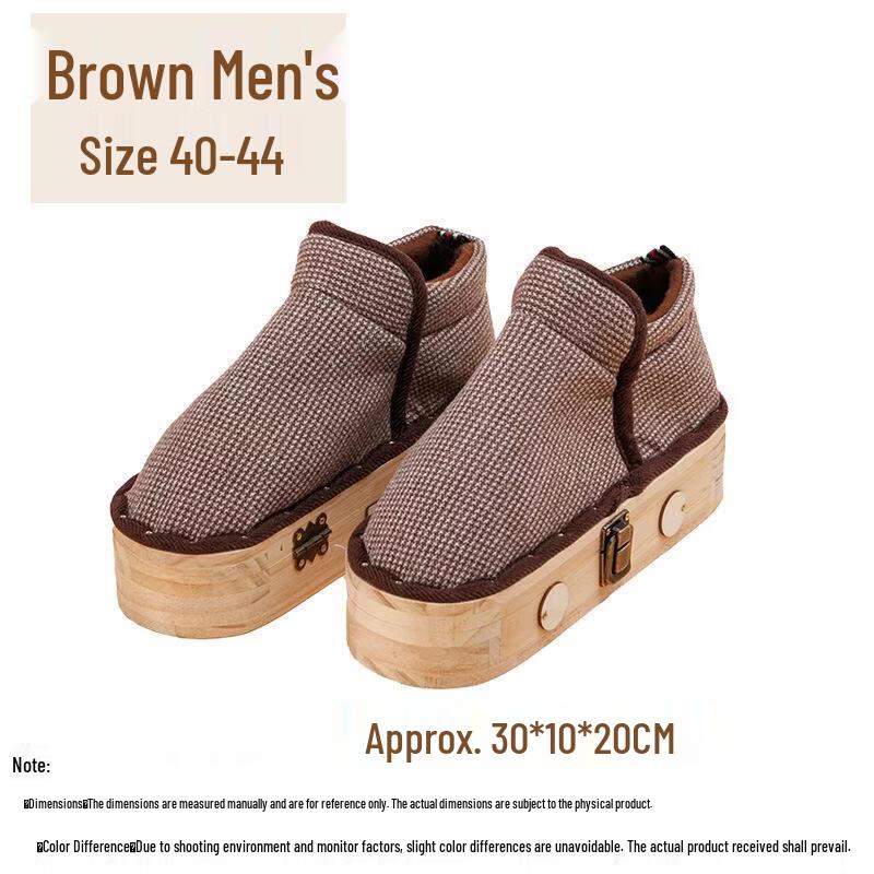 Moxibustion Heated Foot Warmer Shoes