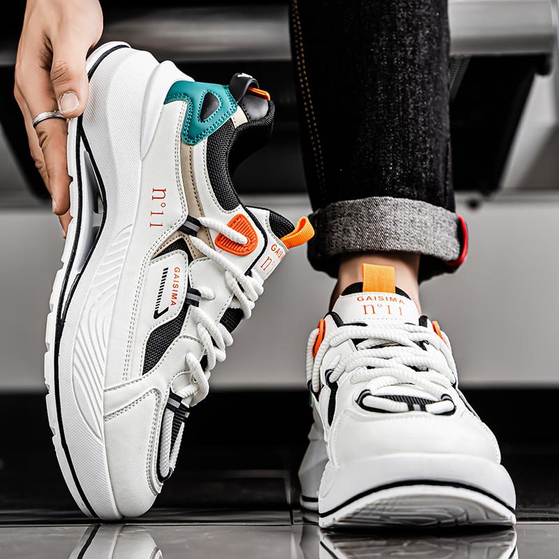 New Fashion New Men's Fashion Casual Low Top Sports Shoes Students Thick Sole Comfortable Sneakers Boys Male Classic Breathable Basketball Shoes