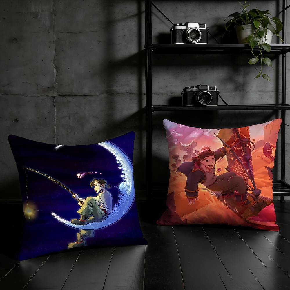 Cartoon TTreasure PPlanet DSN cushion cover Birthday Anniversary Gifts Double Sided Printed Zipper Cushion Cover