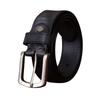 Men's Belt Retro Rub Colored Distressed Pleated Genuine Cattlehide Leather Surface Denim Casual Working Pants Belt