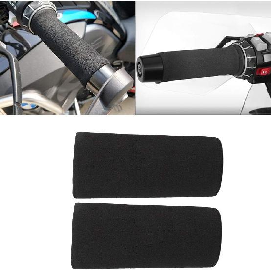 Foam Handle Grip, 2 Pcs Motorcycle Handlebars Cover Anti-Slip Foam Grip Suitable for 1.25 To 1.45 Inch Handlebars