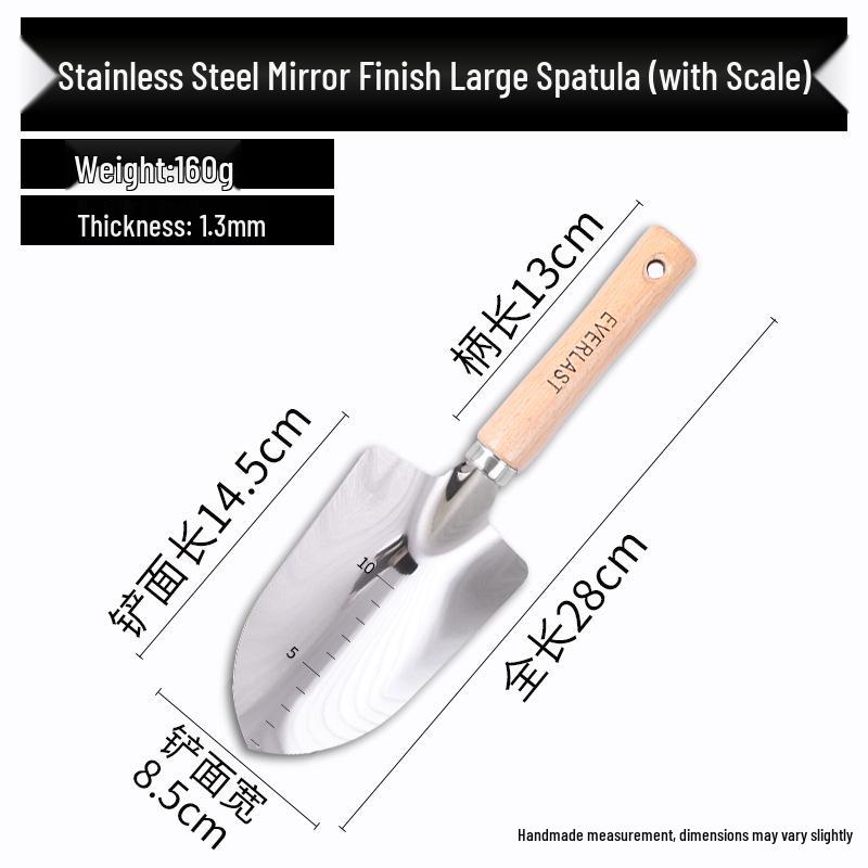 Stainless Steel Multipurpose Garden Shovel for Fishing, Beach, and Outdoor Weeding