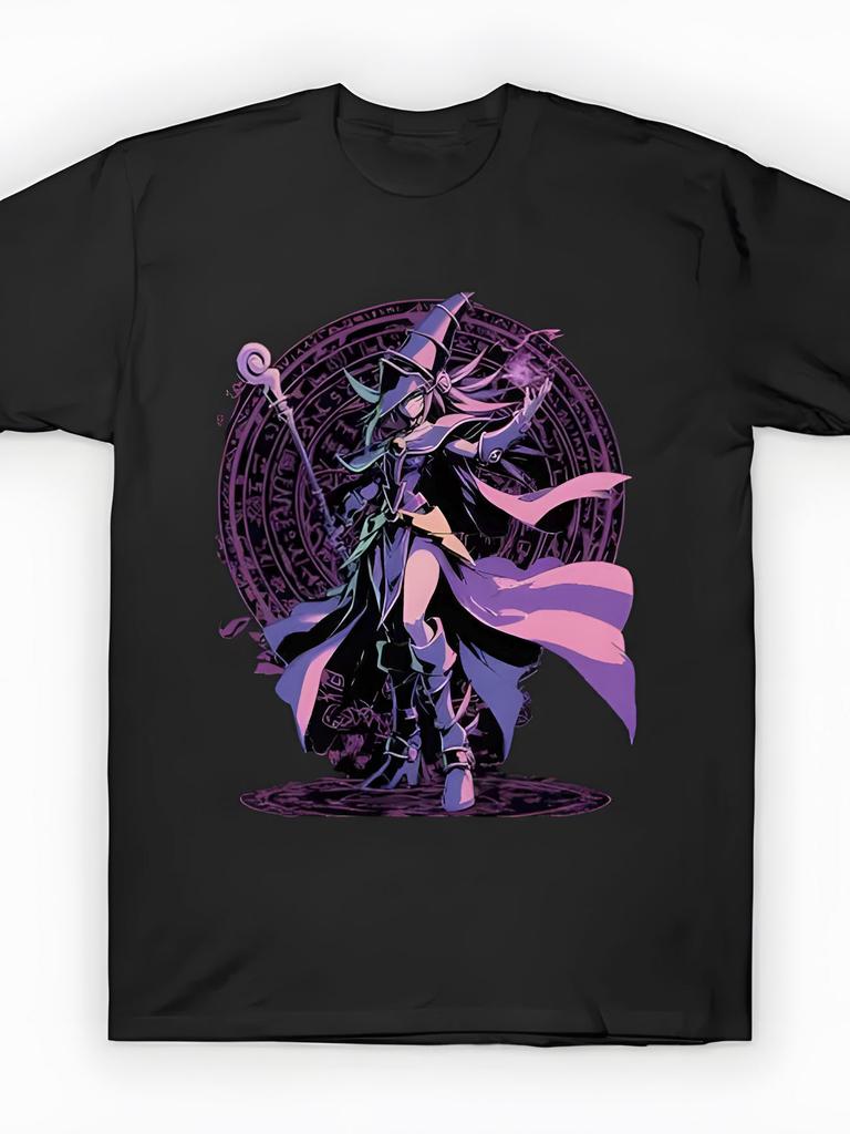 Unisexs Anime Wizard Cartoon TShirt Suitable for Cosplay and Daily Wear A Great Choice for Casual Comic Conventions Gifts