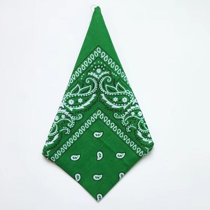 1/4/6pcs Paisley Bandana Printed Square Scarves Wristband Hair Band Neck Scarf Headwear Handkerchief Unisex Fashion Head Square